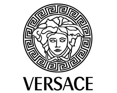 versace half logo|versace logo drawing.